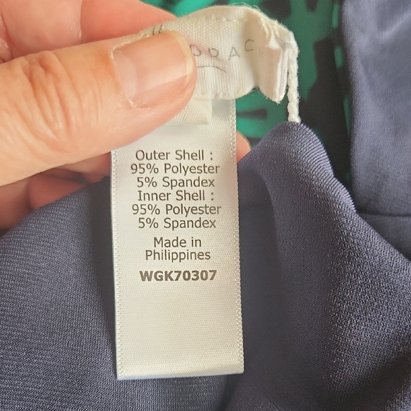 Stitch Fix Magnolia Grace reversible navy and green dress Size Large - Picture 7 of 8